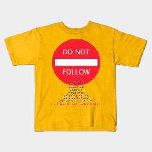 Just Trying to Get Home Safely Kids T-Shirt